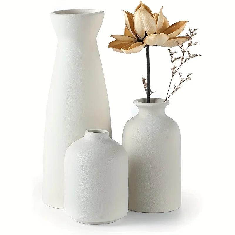 Ceramic Vase Set - Set of 3