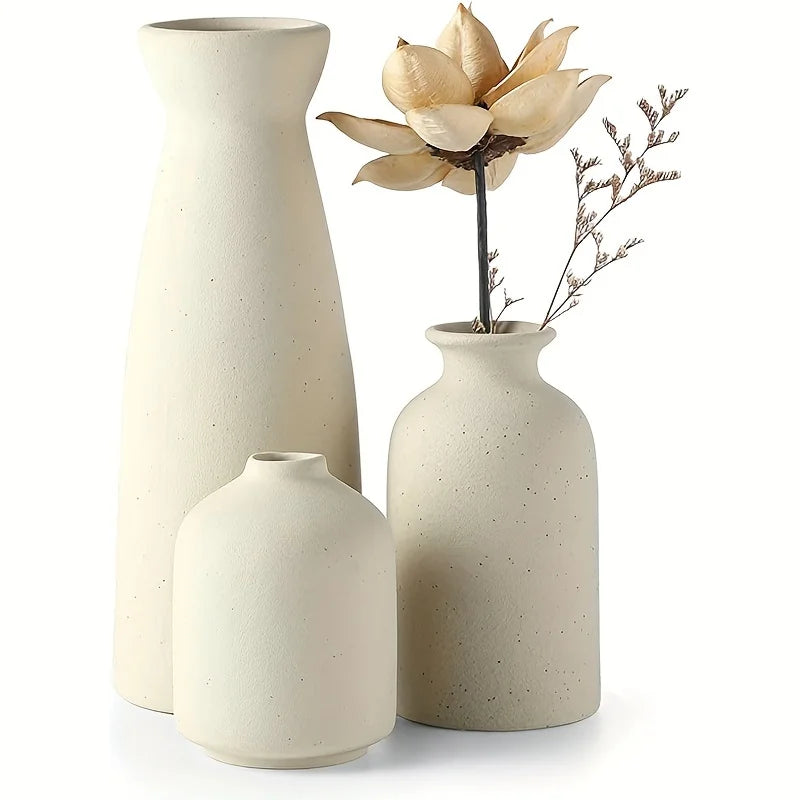 Ceramic Vase Set - Set of 3